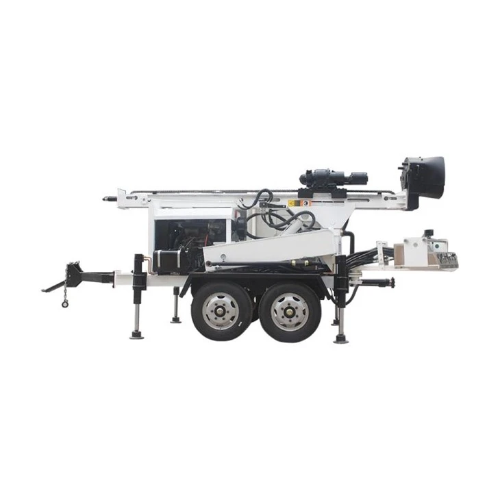 water well drilling trailer