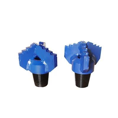 Brocas de arrastre PDC de tres alas para perforar pozos de agua